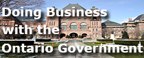 Doing Business with the Ontario Government