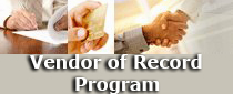 Vendor of Record Program