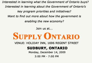 Supply Ontario - Sudbury